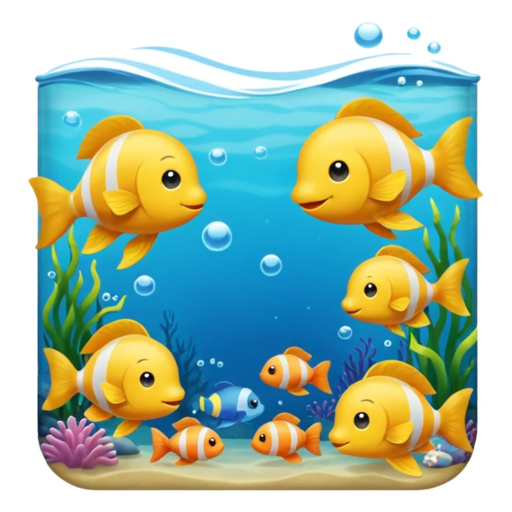 thay bằng con cá khác tương tự nhưng cũng màu cam sticker