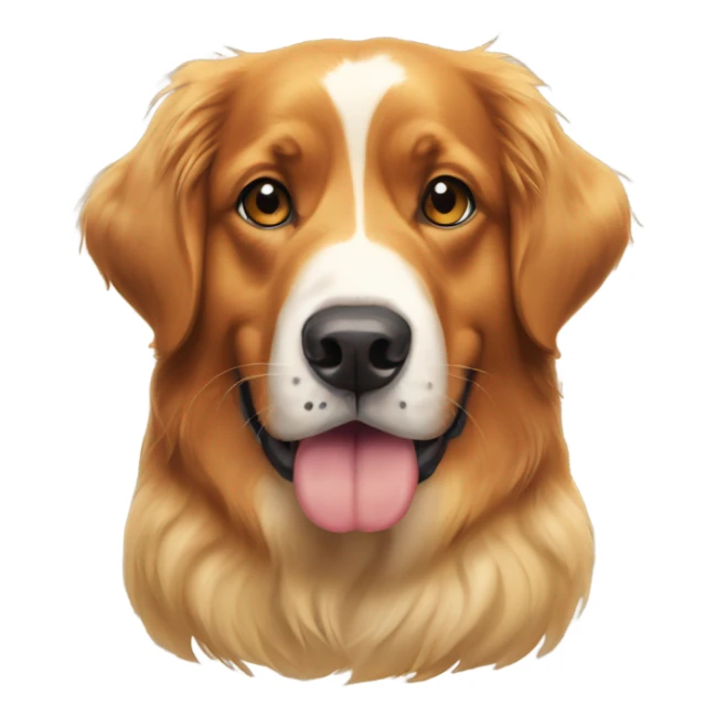 golden retriever and Bernese mountain dog sticker