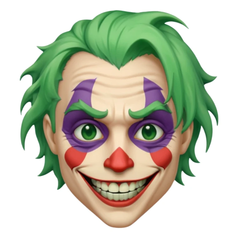 Make a meme that's goofy ass fuck like joker with one teeth low quality  sticker