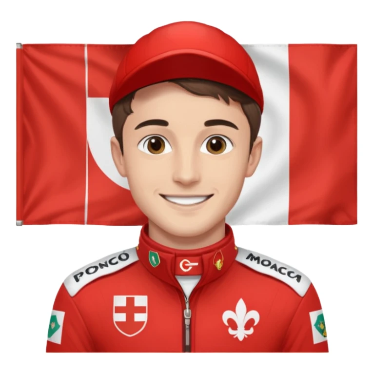 make a emoji of leclerc sticker