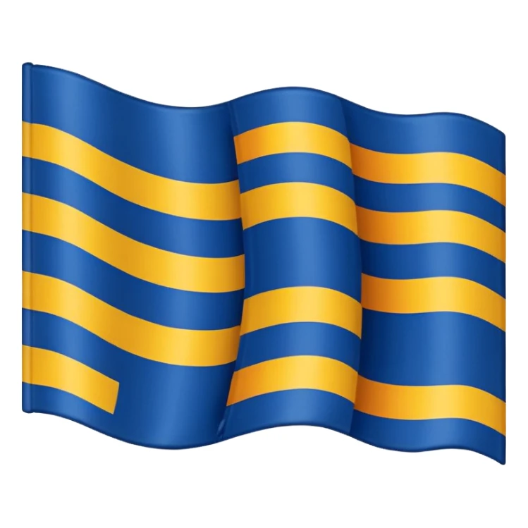 A flag whit darkblue, blue, white, yellow and orange and has 5 stripes white in the middle, blue in next to white left, yellow next to white right, orange next to yellow right, dark blue next to blue left💙🩵🤍💛🧡 sticker