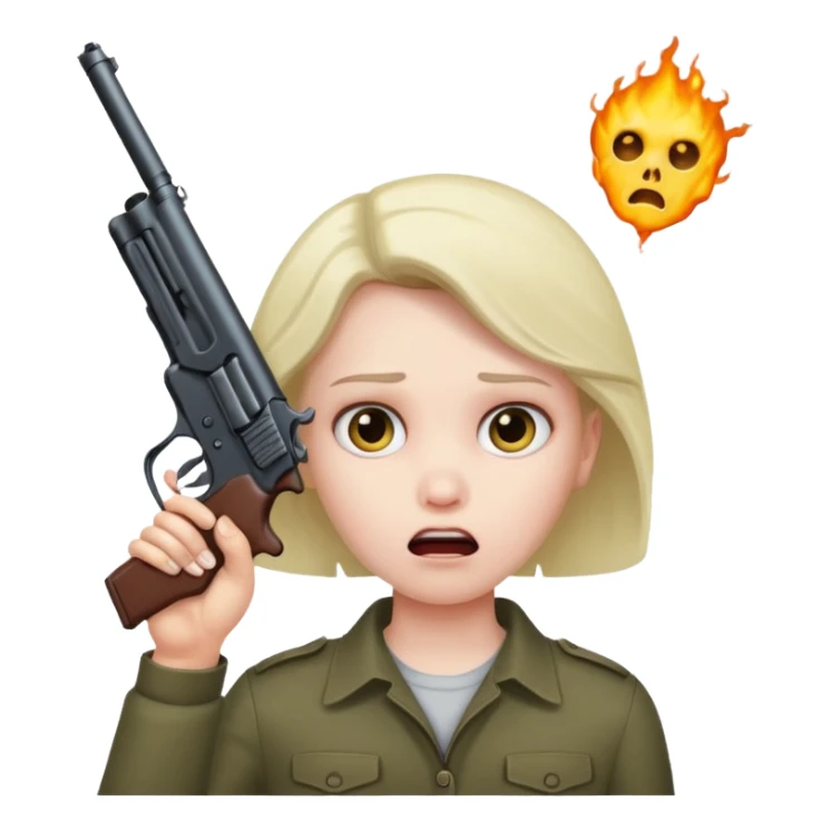 Gun to head  sticker