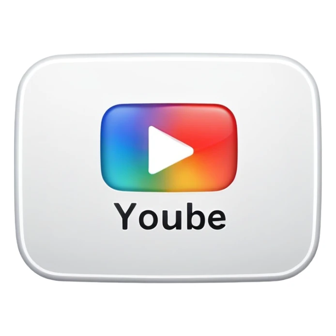 YouTube Shorts logo, black vertical rectangle with rounded corners and white play button in the center sticker