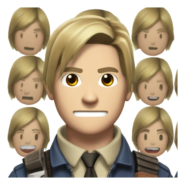 Leon S.Kennedy from Resident Evil 4 Video Game sticker