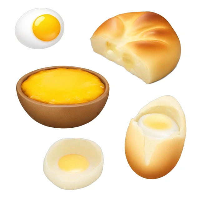 Adjarian khachapuri with egg yolk sticker