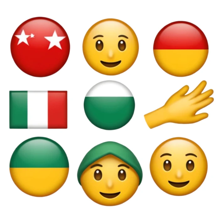 Kürdistan bayrağı emoji 🇹🇯 bunun gibi sticker