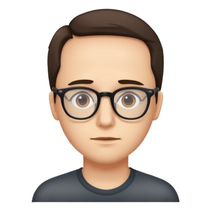 Take the glasses off the following emoji 🤓 sticker