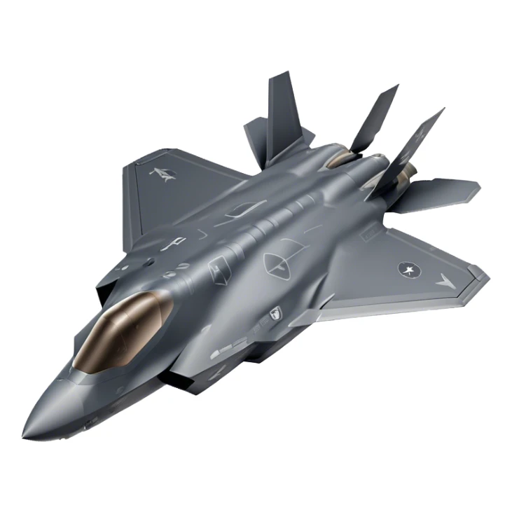 F-35 Lightning II - Lockheed Martin (Model Year: 2022) (Iconic colour: Stealth gray) sticker