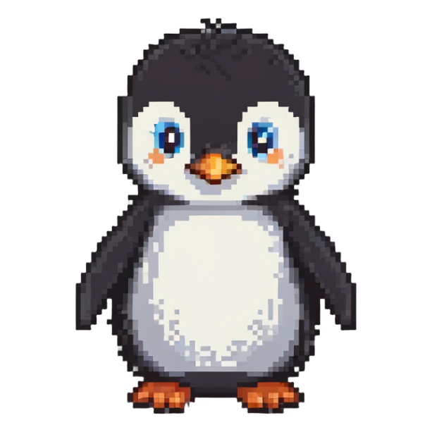 Little baby penguin sticker