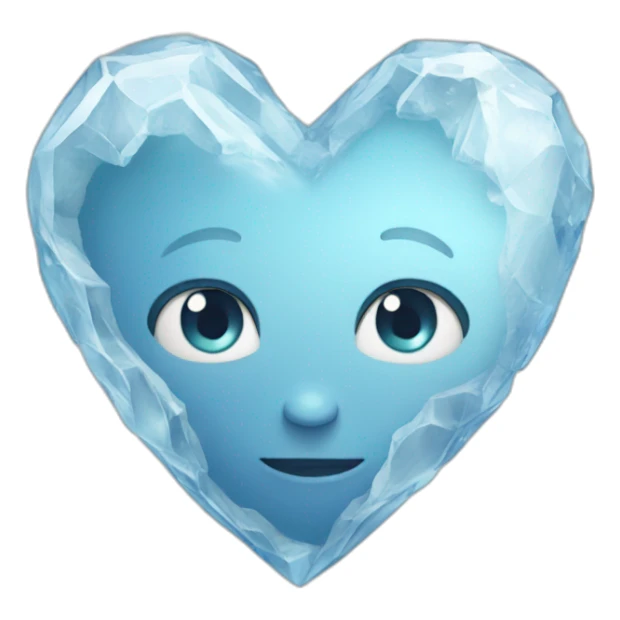 Heart of ice sticker