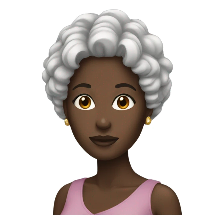 Black beautiful women  sticker