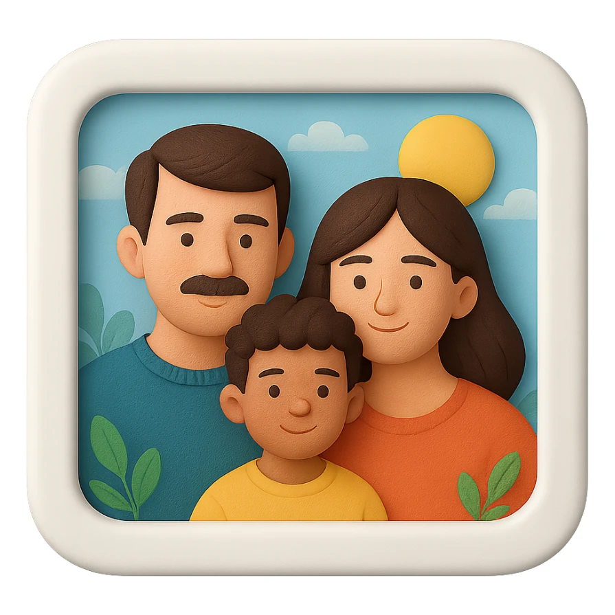 recreate this photo frame but add bit more details sticker