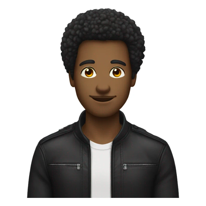 Homme noir avec des oreilles percées et les cheveux Afro blond sticker
