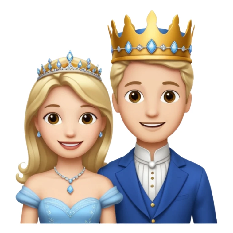 Princess and Prince sticker
