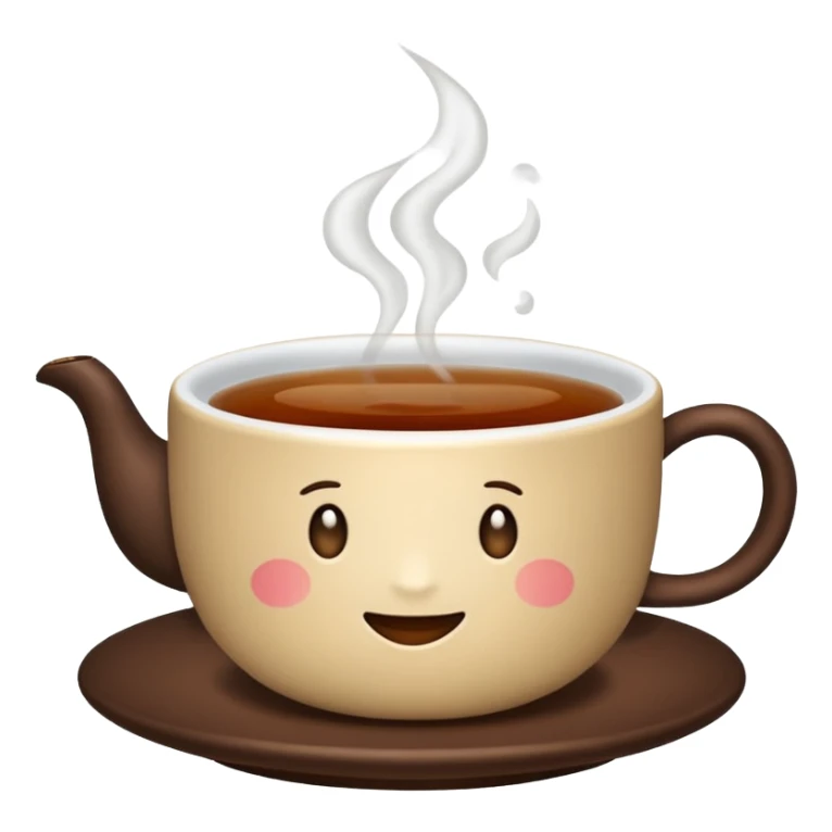 iPhone emoji icon of Pu-erh tea sticker