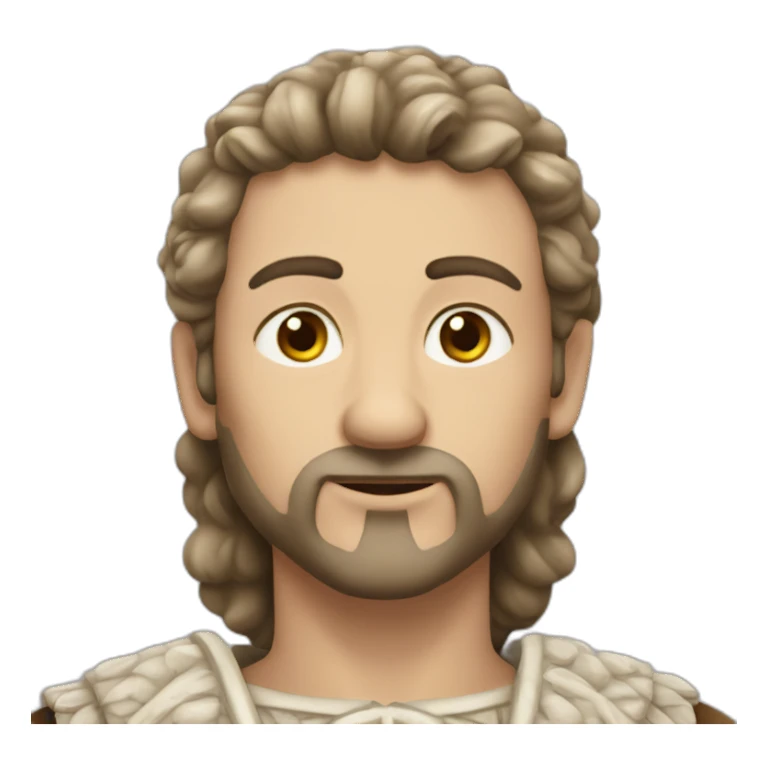 humano medieval moreno piel blanca sticker