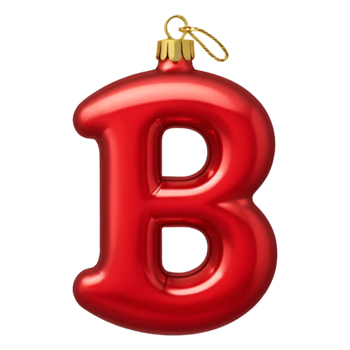 the number "1637" as a christmas ornament sticker