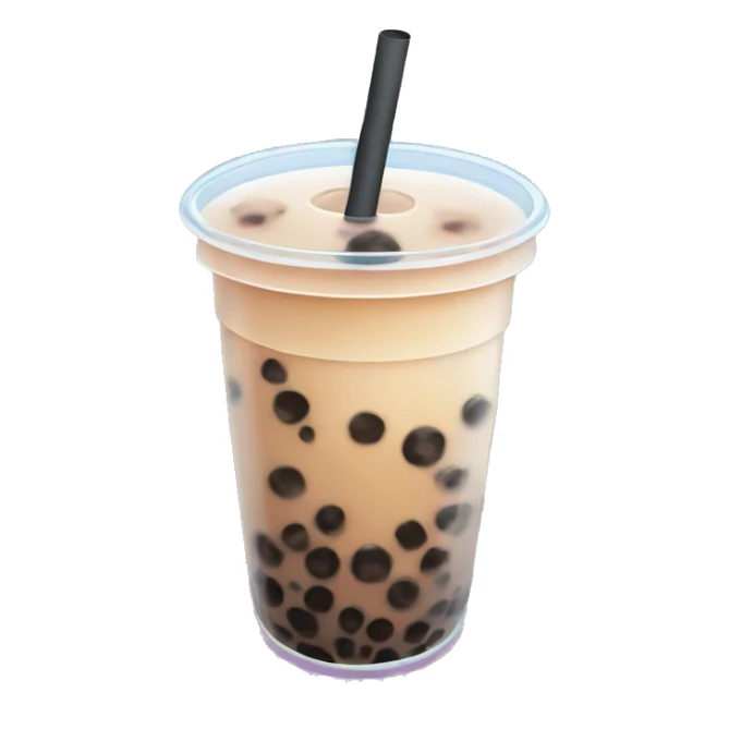 Bubble tea sticker