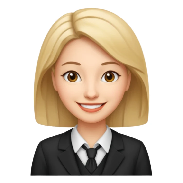 women teacher in a formal attire sticker