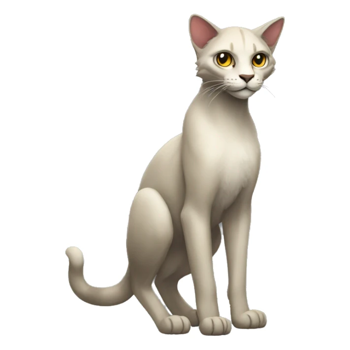 Cool Edgy Vernid-cat species full body sticker