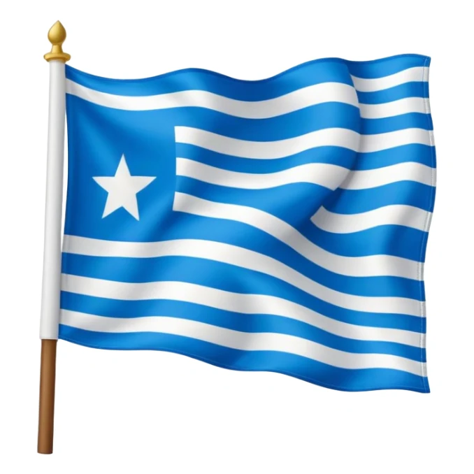 Le drapeau de Naples en Italie. sticker