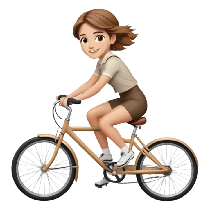 Emma Watson bike girl  sticker