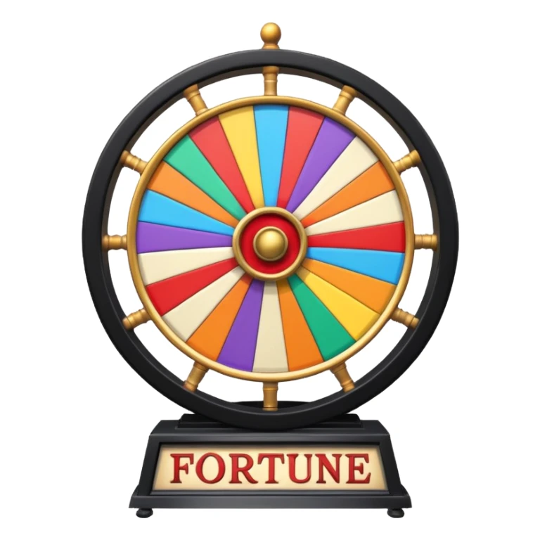 Wheel of Fotune tv show sticker