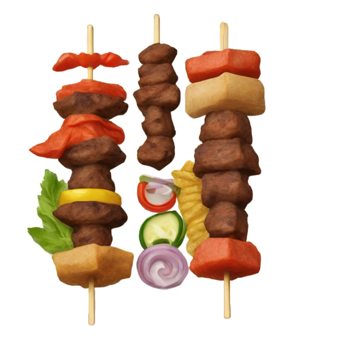 turkiye the land of kebabs sticker