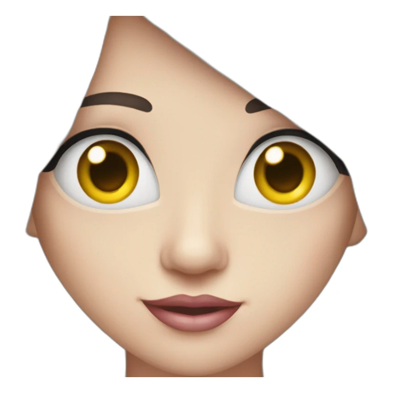 Coeur qui as des cœurs dans les yeux  sticker