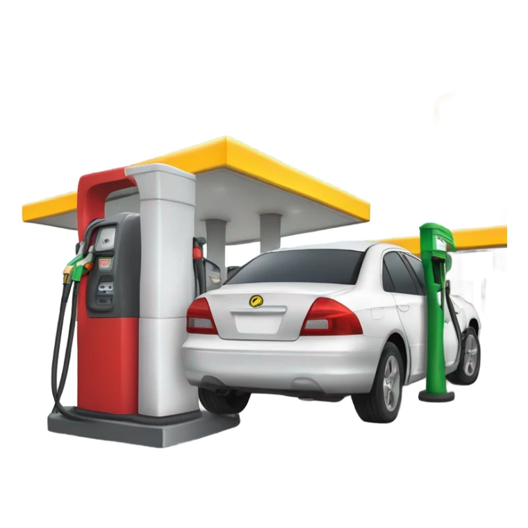 filling my car with gas sticker