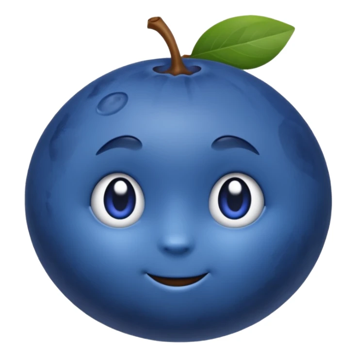 Un emoji myrtille sticker