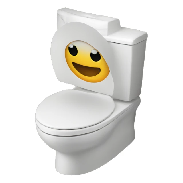 Skibidi toilet emoji sticker