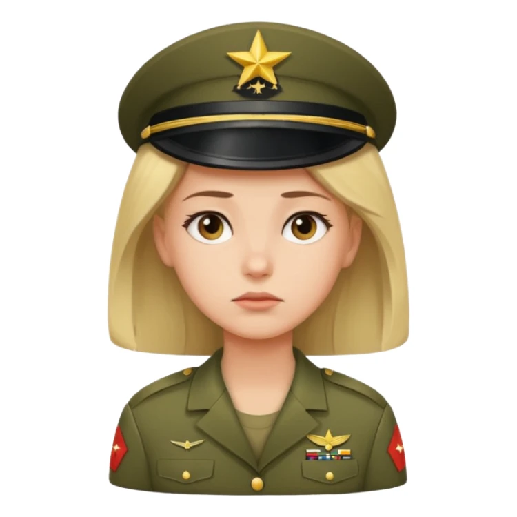 the girl thinks about the guy who is in the army sticker