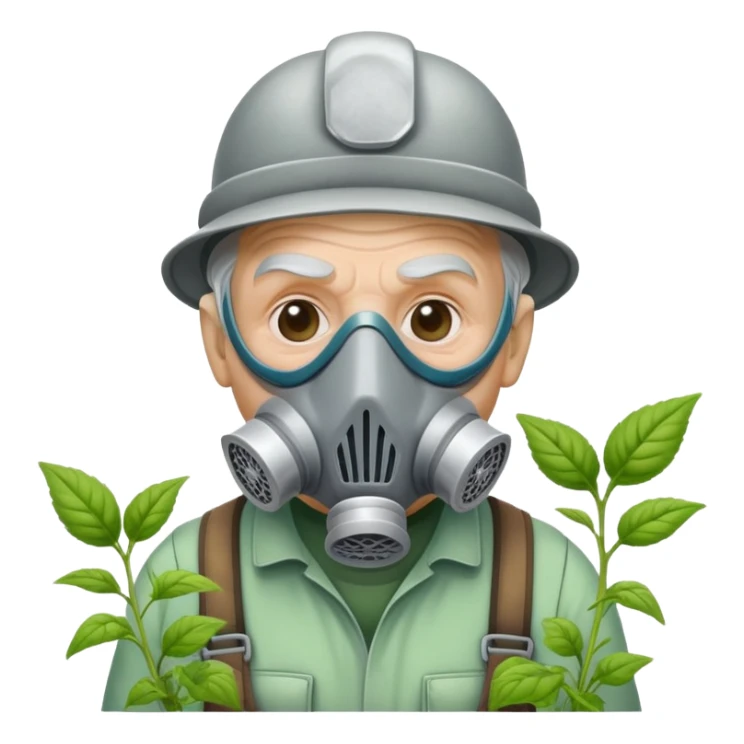Gardener old Bob poison weeds from the toxic avenger sticker