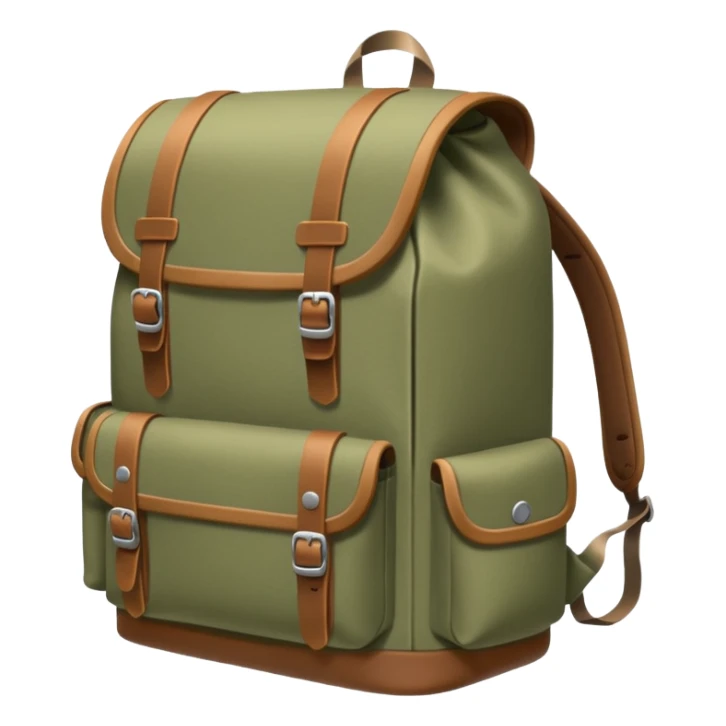 a backpack preped for an adventure in the wilds sticker