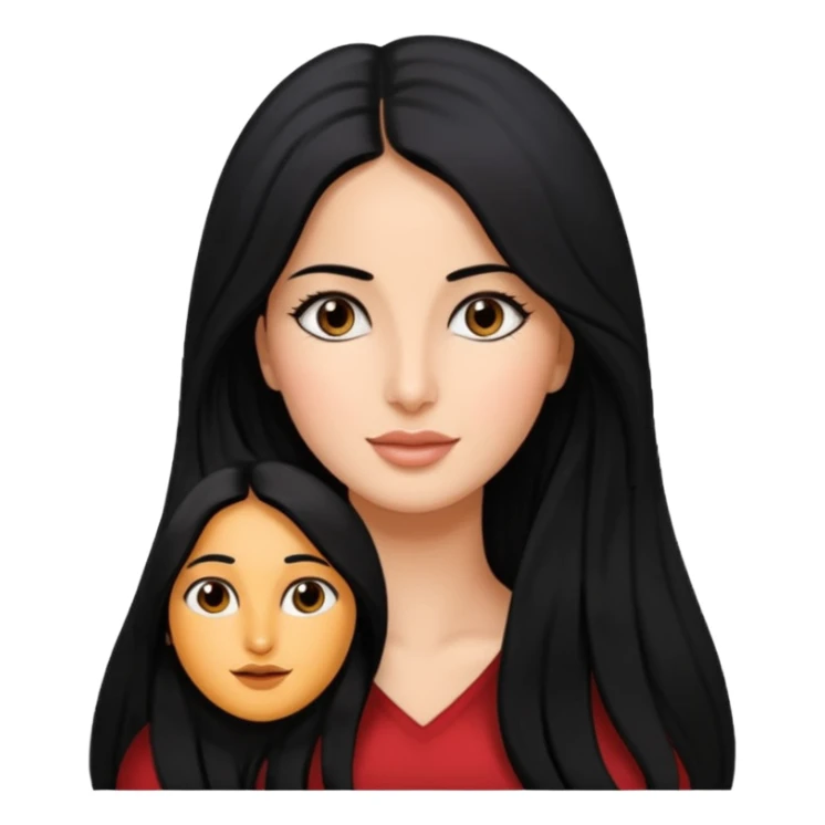 pretty genmoji that looks like Katrina Kaif sticker