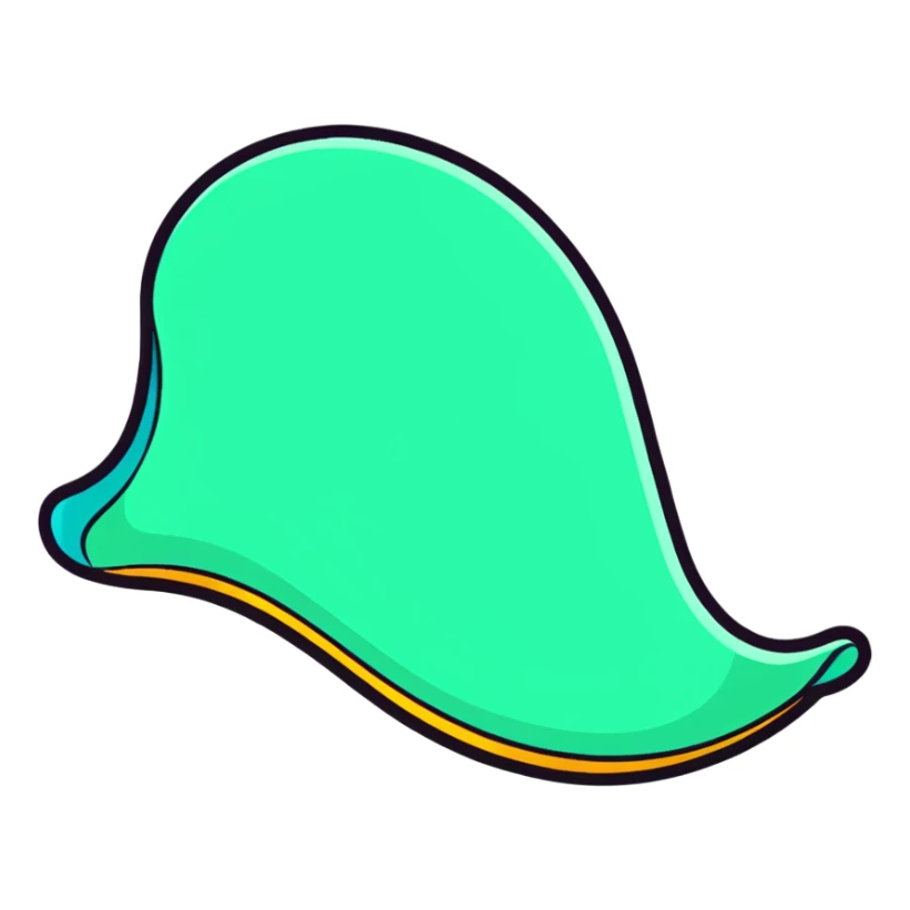 colorful felt icon with soft texture and vibrant colors in cartoon sticker style sticker