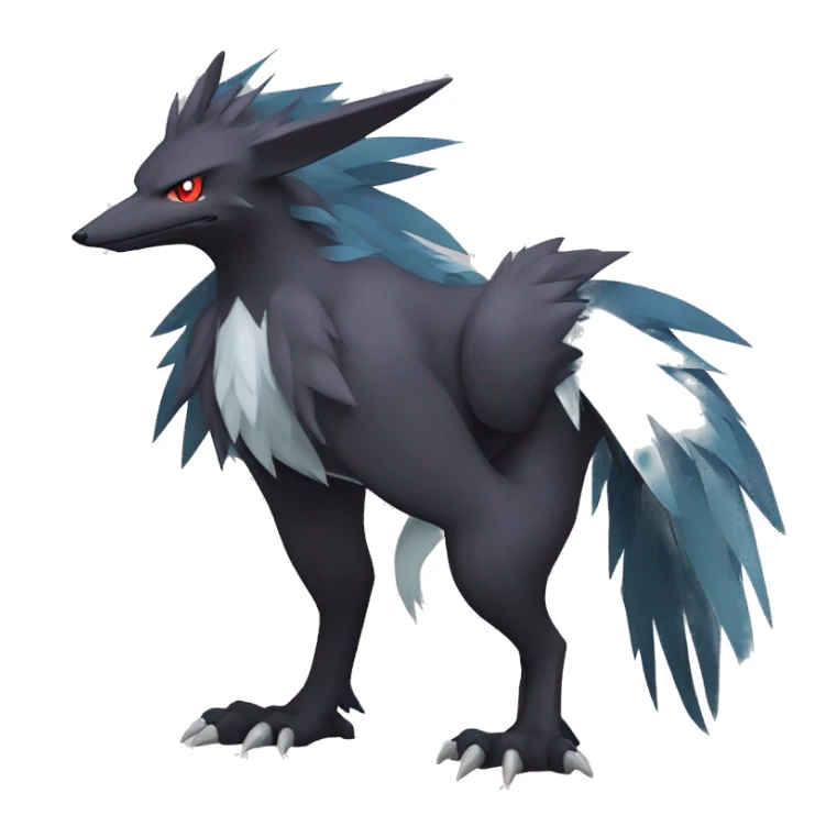 Nargacuga-Silvally-Zoroark-Zorua full body sticker