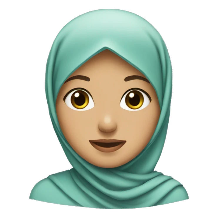 Girl with hijab sticker