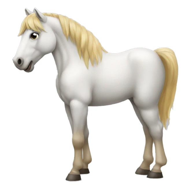 horse giving a thumbs up sticker