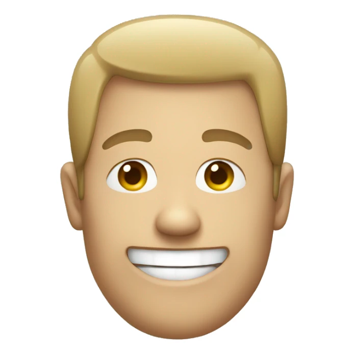 a man in a toilet smiling sticker