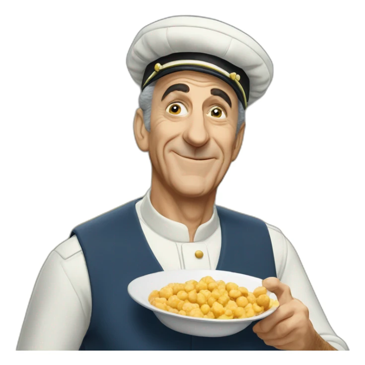 Louis de Funès la soupe aux choux sticker