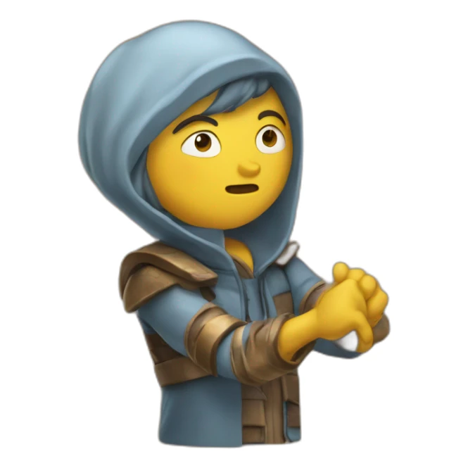 Lincold l'oud qui fait un pouce sticker