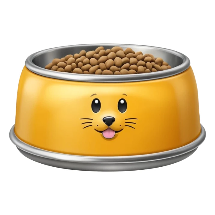 food bowl for pet sticker