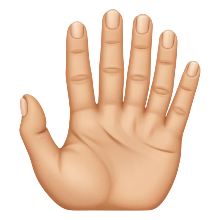 I want like a sign with my hand a hand with the third finger and the forth I want theme on and the others off sticker