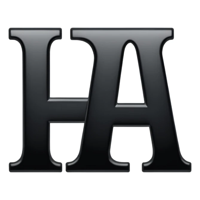 just the letters i and a next to eachother sticker