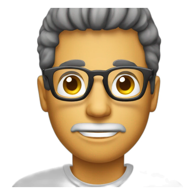 Anestesiologo hombre con lentes  sticker