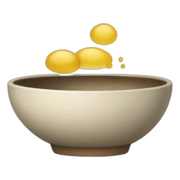 Japanese pot bowl sticker