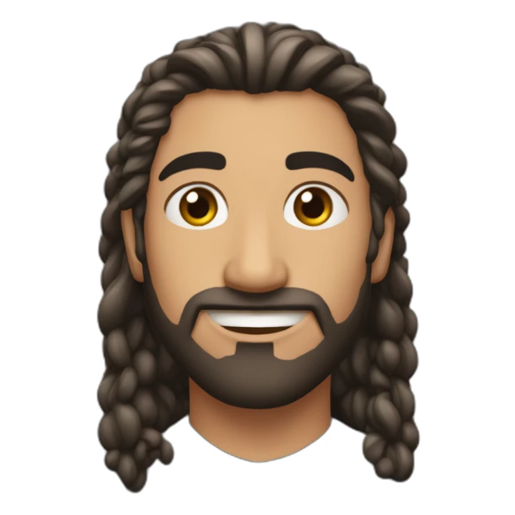 un chaval de 18 años gitano, con barba mal afeitada, granos y el pelo grasiento sticker