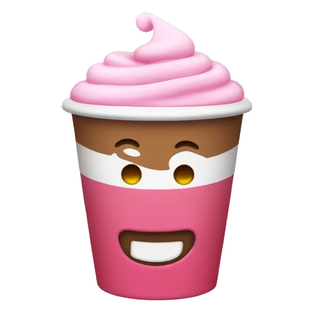 pinl christmas cup wit kakao sticker